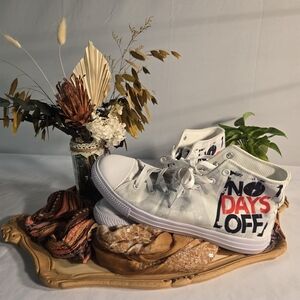 RAAD High-Top Sneakers with 'No Days Off' Design